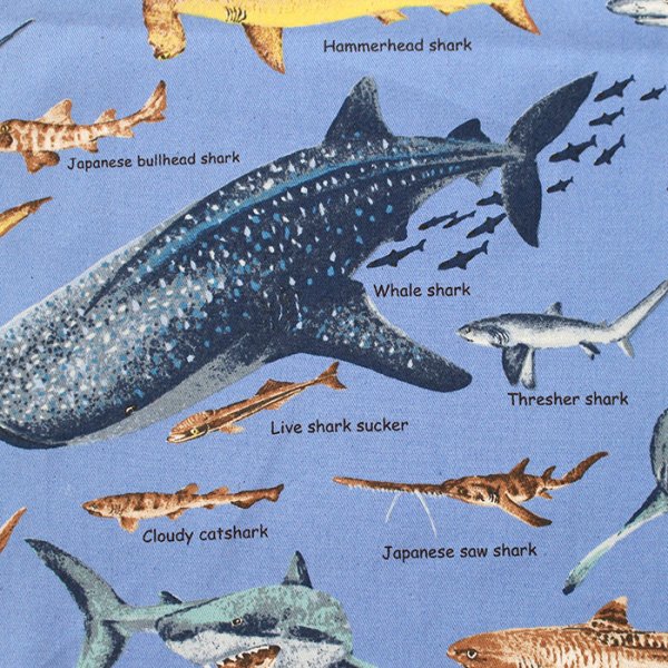 画像4: マニアックなおさかな【コップ袋】中厚手生地 手作りキット 作り方マニュアル付き 入園入学 手芸キット[n] (4)