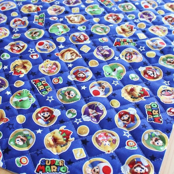 画像12: マリオ コインブルー【入園・入学 3点セット】 材料セット 作り方マニュアル付き 入園入学 手芸キット (12)