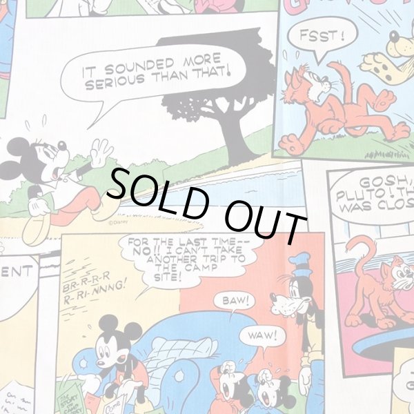 画像9: ミッキー コミック【シューズバッグ】材料セット 作り方マニュアル付き 入園入学+裏地[n][u] (9)