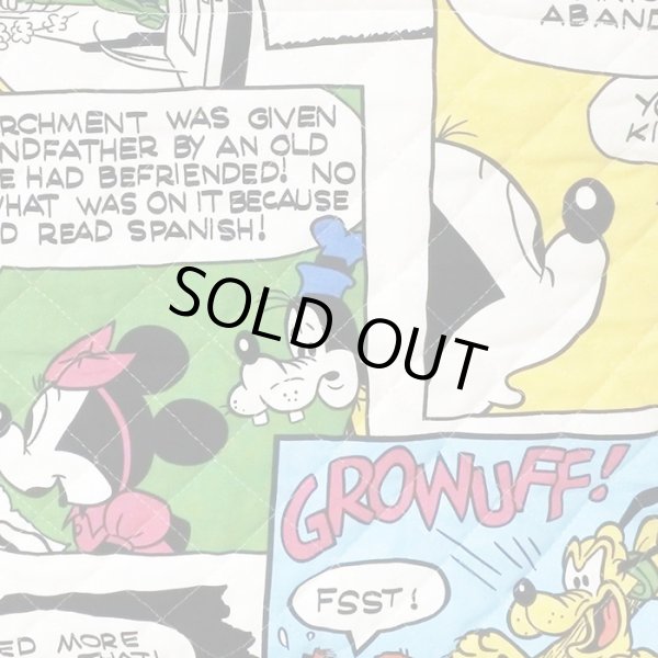 画像4: ミッキー コミック【シューズバッグ】材料セット 作り方マニュアル付き 入園入学+裏地[n][u] (4)