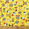 画像3: ★在庫限り サイズオーダー不可★ミッフィーとサーカス イエロー【シューズバッグ】 材料セット 作り方マニュアル付き 入園入学 手芸キット (3)