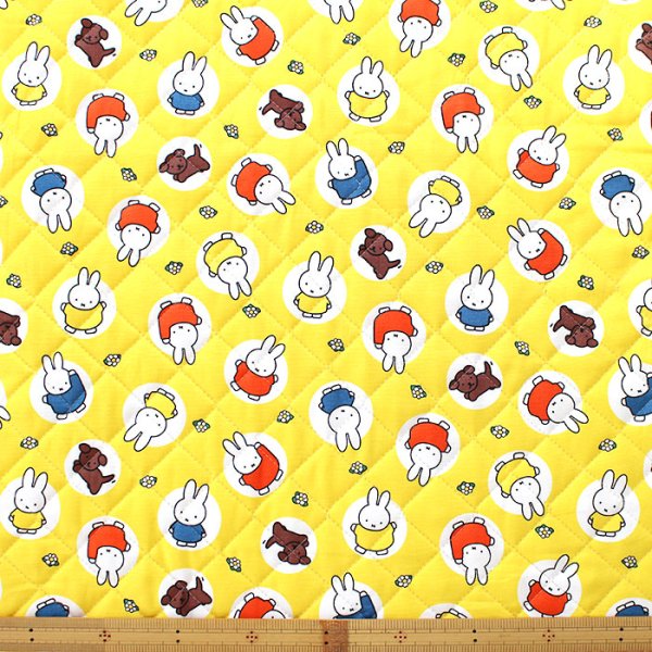 画像3: ミッフィー 大きいドット【シューズバッグ】 材料セット 作り方マニュアル付き 入園入学 手芸キット (3)