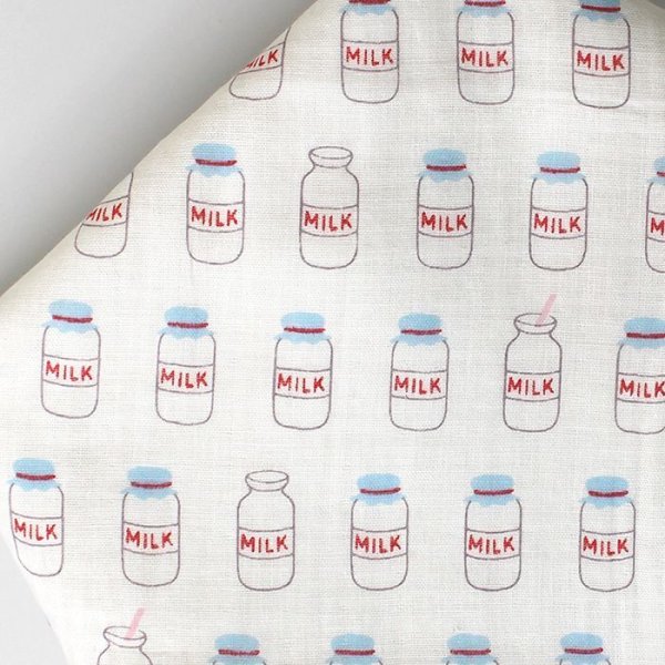 画像3: ミルクの瓶【国産おくるみ】ベビー 手作りキット 作り方マニュアル付き 5重ガーゼ フード付き (3)