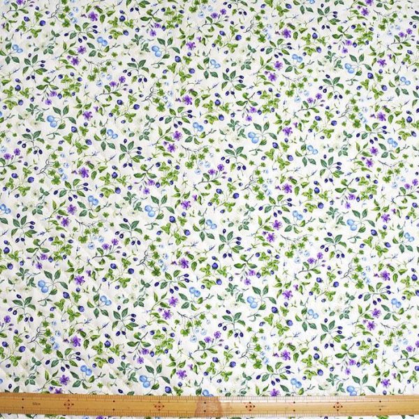 画像4: 小さな青いベリー◎底布付【ピアニカバッグ】手作りキット 作り方マニュアル付き 入園入学 手芸キット キルティング生地 (4)