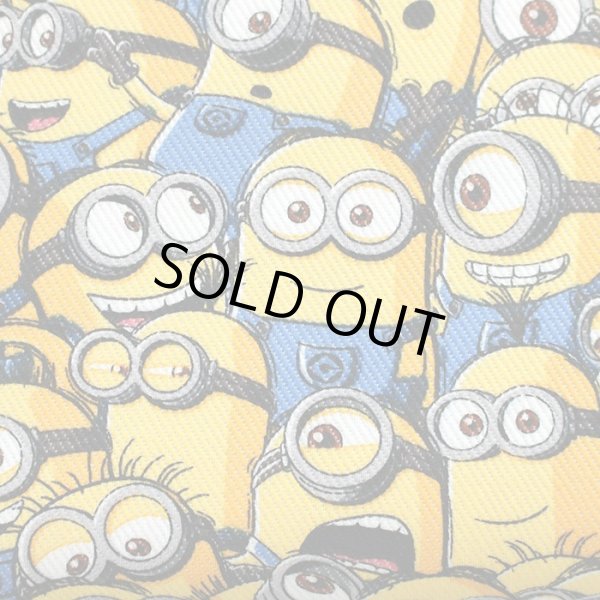 画像2: ミニオンズ ツイルなかよし【キッズエプロン&三角巾】Mサイズ 材料セット 作り方マニュアル付き 入園入学 手芸キット (2)