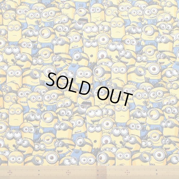 画像3: ミニオンズ ツイルなかよし【キッズエプロン&三角巾】Mサイズ 材料セット 作り方マニュアル付き 入園入学 手芸キット (3)