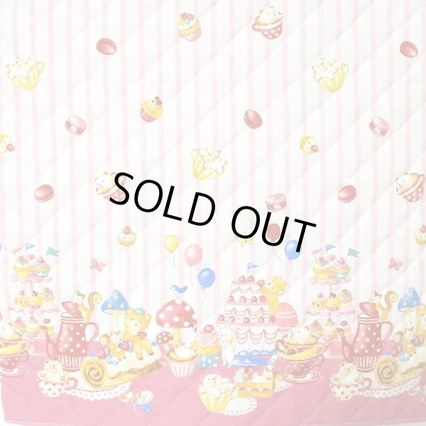 画像4: ●アウトレット サイズ変更不可●森のお菓子パーティー【シューズバッグ】手作りキット 入園入学 手芸キット キルティング[n] (4)