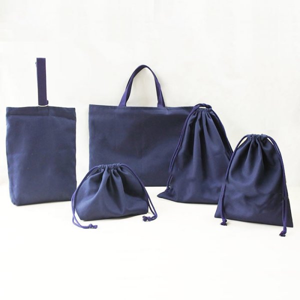 画像2: 《即納》★サンプル品(完成品)販売★無地 コン【給食袋】【ナップサック】【ランチョンマット】【体操服袋】完成品販売 (2)