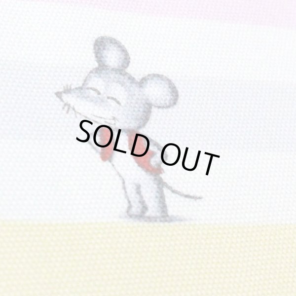 画像7: ★在庫限り サイズオーダー不可★ねずみくん ボーダー ブルー系/ピンク系【ランチョンマット】材料セット 作り方マニュアル付き 入園入学 中厚手生地[u] (7)