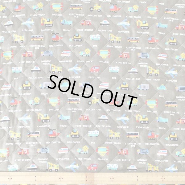 画像5: 《即納》★サンプル品(完成品)販売★くるま ピクセルドット【レッスンバッグ】【体操服袋】【コップ袋】【お弁当袋】 (5)