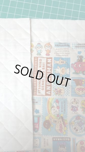 画像2: ●アウトレット サイズ変更不可●アンパンマン ボーイズ リネンパッチブルー【レッスンバッグ】 材料セット 作り方マニュアル付き 入園入学 手芸キット (2)