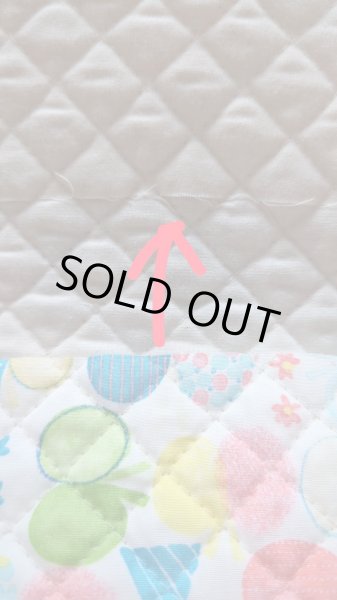 画像3: ●アウトレット サイズ変更不可●リボン＆ちょうちょ ブルー【シューズバッグ】手作りキット 作り方マニュアル付き 入園入学 手芸キット プライスOFF キルティング (3)