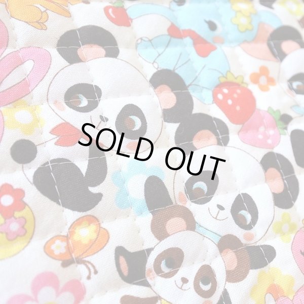 画像5: [15％OFF]★在庫限り サイズ変更不可★なかよしパンダちゃん◎底布付【シューズバッグ】手作りキット 作り方マニュアル付き 入園入学 手芸キット[n][s] (5)