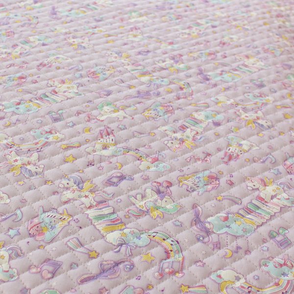 画像4: ペガサス ミュージック ラベンダー《家庭科教材対応》 キルティング【ナップサック】 手作りキット 作り方マニュアル付き 入園入学 手芸キット (4)