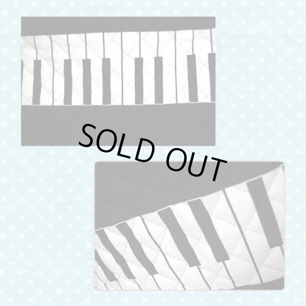 画像3: ブラックのピアノ 【ピアニカバッグ】手作りキット 作り方マニュアル付き 入園入学 手芸キット キルティング【P】[n] (3)