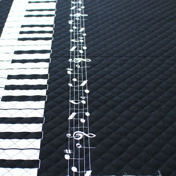 画像4: ピアノと音符【ピアニカバッグ】 手作りキット 作り方マニュアル付き 入園入学 手芸キット[n] (4)