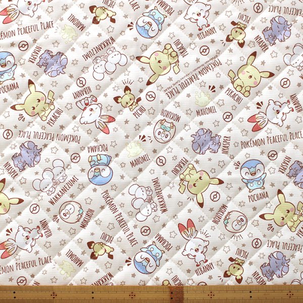 画像1: ポケピース お星さま◎底布付【ピアニカバッグ】 材料セット 作り方マニュアル付き 入園入学 手芸キット[s] (1)