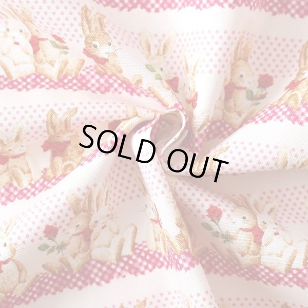 画像7: [15％OFF]★在庫限り サイズ変更不可★ウサギとレース【レッスンバッグ】 手作りキット 作り方マニュアル付き 入園入学 手芸キット[n] (7)