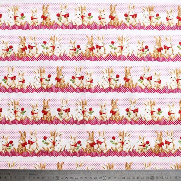 画像7: [15％OFF]★在庫限り サイズ変更不可★ウサギとレース【シューズバッグ】 手作りキット 作り方マニュアル付き 入園入学 手芸キット[n] (7)