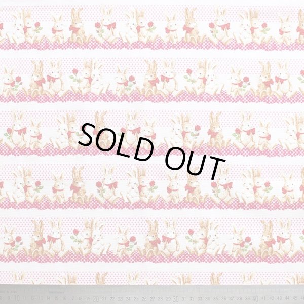 画像9: [15％OFF]★在庫限り サイズ変更不可★ウサギとレース【レッスンバッグ】 手作りキット 作り方マニュアル付き 入園入学 手芸キット[n] (9)