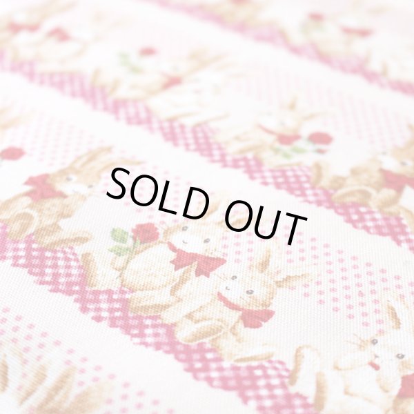 画像6: [15％OFF]★在庫限り サイズ変更不可★ウサギとレース【レッスンバッグ】 手作りキット 作り方マニュアル付き 入園入学 手芸キット[n] (6)