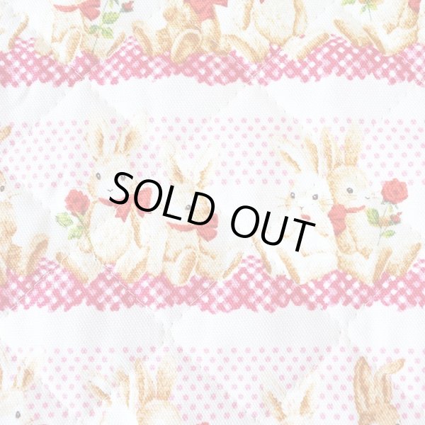 画像2: [15％OFF]★在庫限り サイズ変更不可★ウサギとレース【レッスンバッグ】 手作りキット 作り方マニュアル付き 入園入学 手芸キット[n] (2)