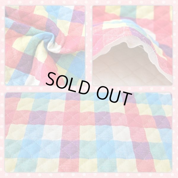 画像3: ●アウトレット サイズ変更不可●ビッグチェック レッド【体操服袋/ナップサック】手作りキット 作り方マニュアル付き 入園入学 2023年度春 中厚手生地 (3)