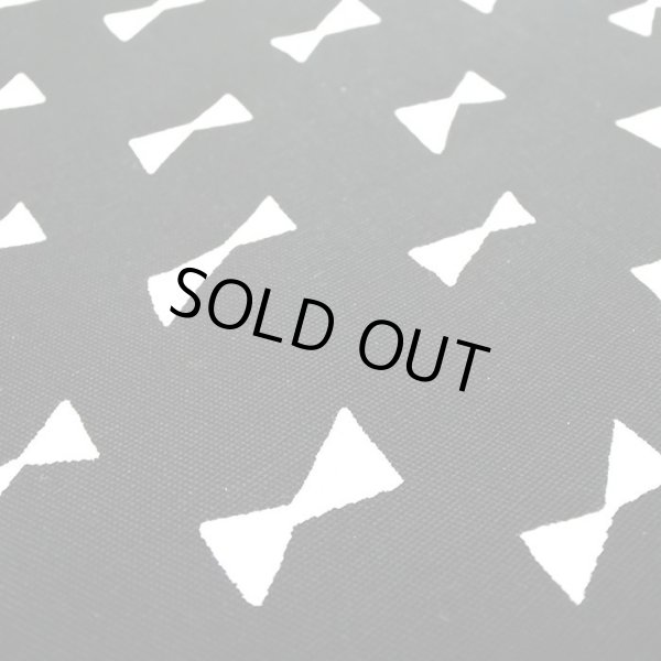 画像4: ブラック×ホワイトリボン【シューズバッグ】手作りキット 作り方マニュアル付き 入園入学 手芸キット (4)