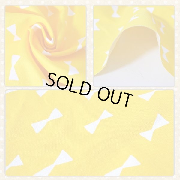 画像2: イエロー×ホワイトリボン【ピアニカバッグ】手作りキット 作り方マニュアル付き 入園入学 手芸キット キルティング (2)