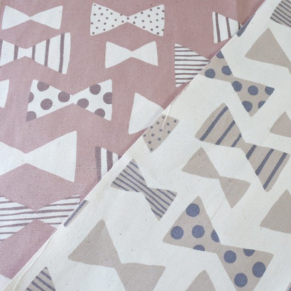 画像6: くすみカラーの大きなリボン 2色【ランチバッグ】 手作りキット 作り方マニュアル付き 入園入学 手芸キット (6)