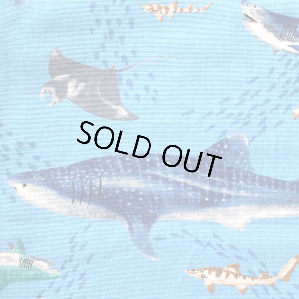 画像6: サメとマンタの海【シューズバッグ】 手作りキット 作り方マニュアル付き 入園入学 手芸キット (6)