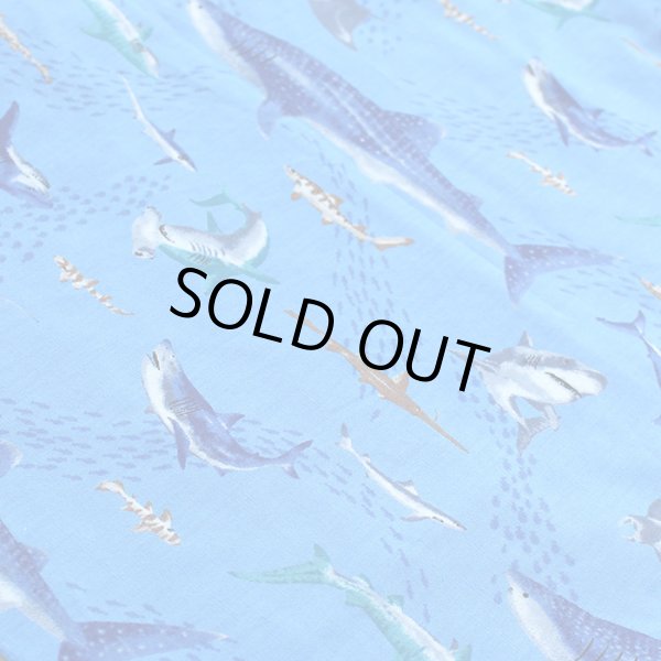 画像8: サメとマンタの海【シューズバッグ】 手作りキット 作り方マニュアル付き 入園入学 手芸キット (8)