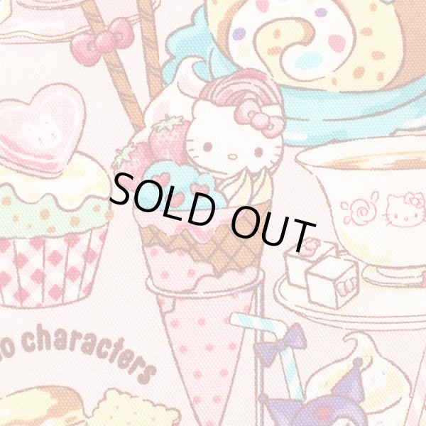 画像2: サンリオ・スイーツ【キッズエプロン&三角巾】Mサイズ 材料セット 作り方マニュアル付き 入園入学 手芸キット (2)