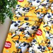 画像4: 【20%OFF】★在庫限り サイズ変更不可★ひつじのショーン ダンシング グリーン/イエロー【エプロン&三角巾】Mサイズ 材料セット 入園入学 中厚手生地【F】 (4)