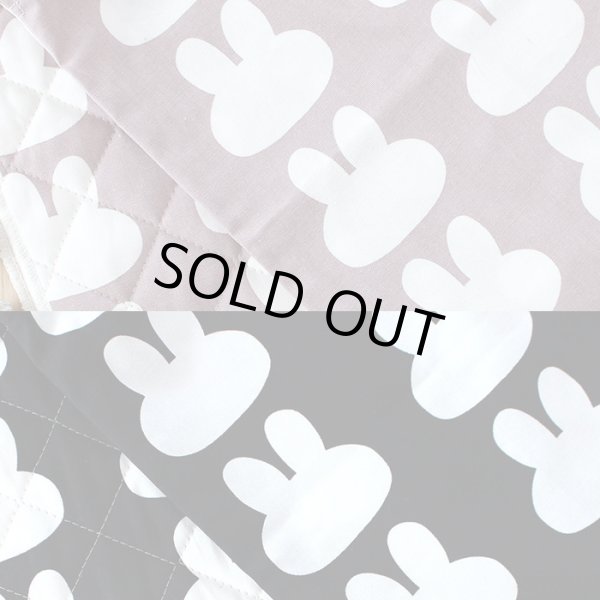 画像5: 《家庭科教材対応》シルエットうさぎ 2色【ランチョンマット】手作りキット 作り方マニュアル付き 小学校 家庭科 キット[u] (5)