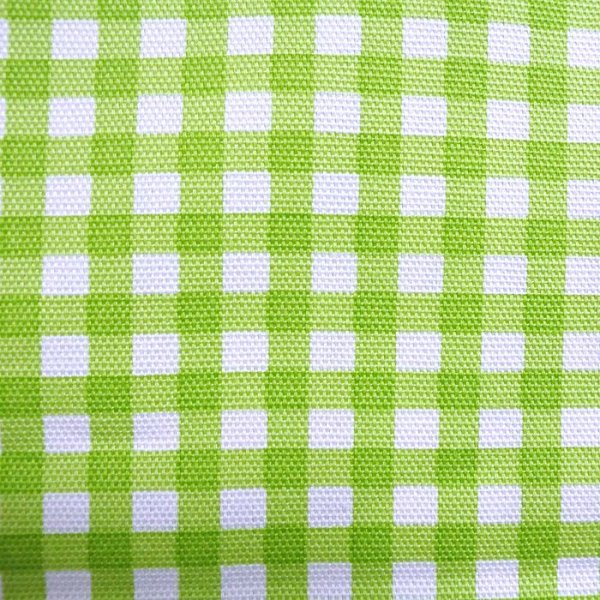 画像2: シンプルチェック グリーン&ピンク 3点セット 中厚手生地 手作りキット 作り方マニュアル付き 入園入学 材料セット (2)