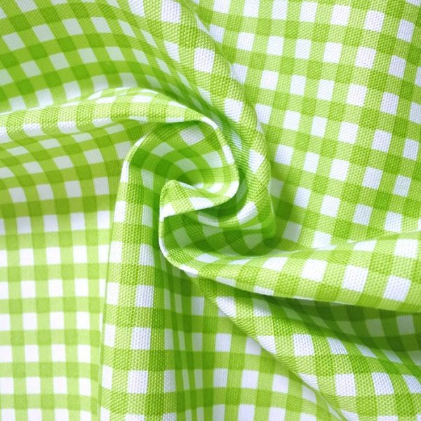 画像3: シンプルチェック グリーン&ピンク 3点セット 中厚手生地 手作りキット 作り方マニュアル付き 入園入学 材料セット (3)