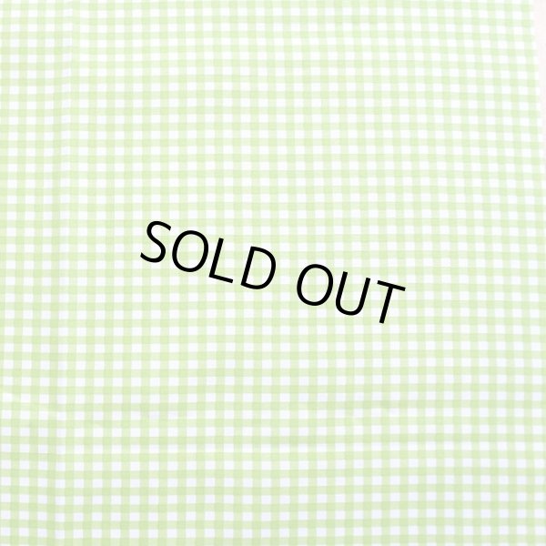 画像5: シンプルチェック グリーン＆ピンク【シューズバッグ】手作りキット 作り方マニュアル付き 入園入学 手芸キット 中厚手生地+裏地[u] (5)