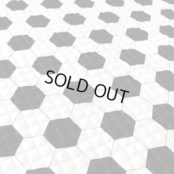 画像4: シンプルサッカーボール◎底布付【シューズバッグ】 手作りキット 作り方マニュアル付き 入園入学 手芸キット[s] (4)