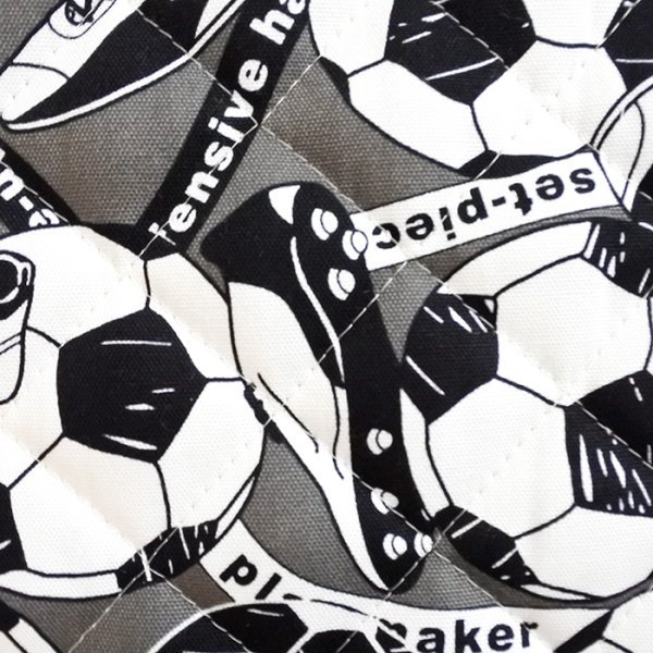 画像3: ★サンプル品(完成品)販売★サッカーボール＆スパイク【ランチョンマット】 (3)