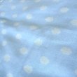 画像2: お空のくも ライトブルー【丸型スタイ】ベビー 手作りキット 作り方マニュアル付き ダブルガーゼ 国産 (2)