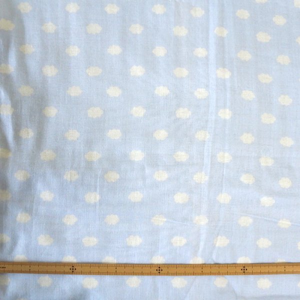 画像3: お空のくも ライトブルー【くるくるスタイ】ベビー 手作りキット 作り方マニュアル付き ダブルガーゼ 国産 (3)