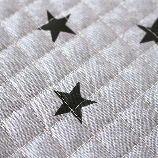 画像8: スターライト ベージュ/グレー【ランチバッグ】手作りキット 作り方マニュアル付き 入園入学 手芸キット (8)