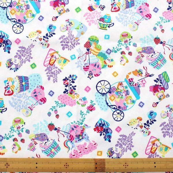 画像3: 星のカービィ お花のくに【給食袋】中厚手生地 材料セット 作り方マニュアル付き 入園入学 手芸キット (3)