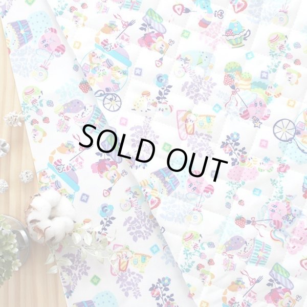 画像9: 星のカービィ お花のくに◎底布3枚付【入園・入学 3点セット】 材料セット 作り方マニュアル付き 入園入学 手芸キット[s] (9)