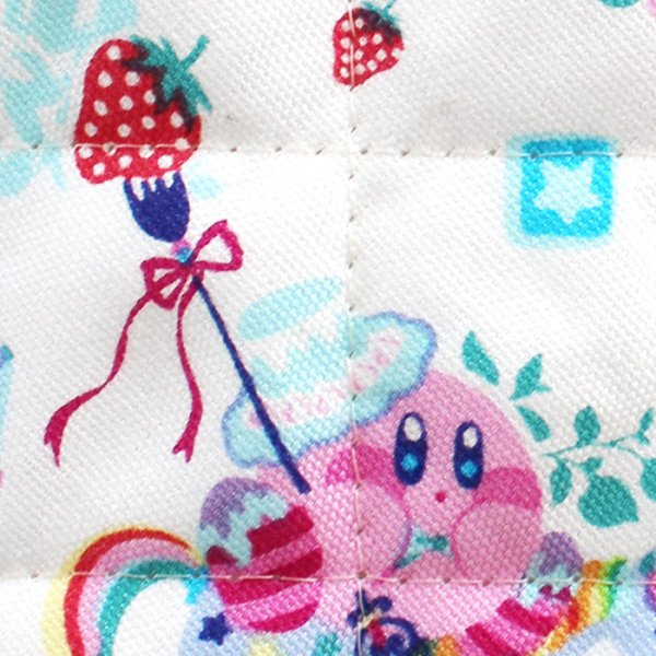 画像2: 星のカービィ お花のくに◎底布付【レッスンバッグ】 材料セット 作り方マニュアル付き 入園入学 手芸キット[s] (2)