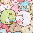 画像2: すみっコぐらし ぎっしりピンク【給食袋】中厚手生地 材料セット 作り方マニュアル付き 入園入学 2025年度春 (2)