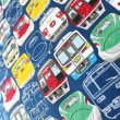 画像4: 大きい電車のお顔 コン【ランチョンマット】中厚手生地 手作りキット 作り方マニュアル付き 入園入学 2024年度春[u] (4)