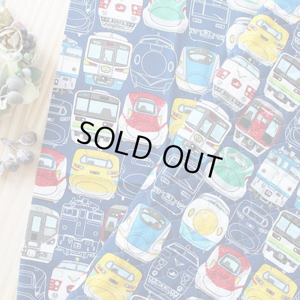 画像5: 大きい電車のお顔 コン【シューズバッグ】 手作りキット 作り方マニュアル付き 入園入学 手芸キット[n] (5)