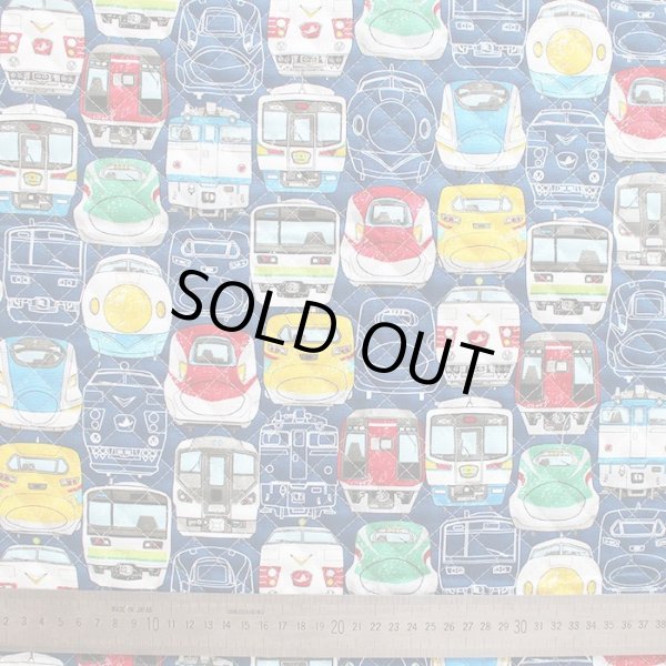 画像4: 大きい電車のお顔 コン【シューズバッグ】 手作りキット 作り方マニュアル付き 入園入学 手芸キット[n] (4)